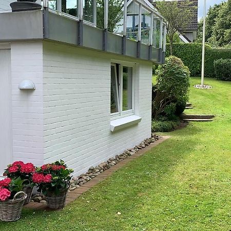 Ferienwohnung In Weisser Villa Am Kliff Flensburg Buitenkant foto